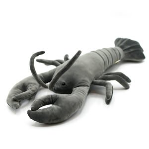 steel gray lobster plushie
